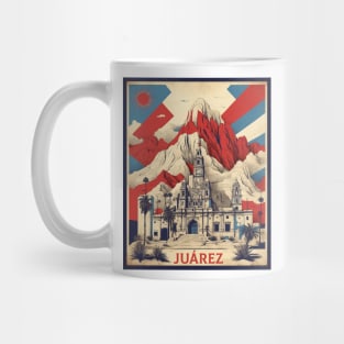 Juarez Mexico Vintage Poster Tourism Mug